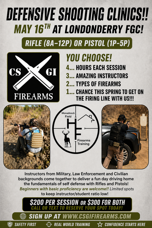 AR RIFLE DEFENSIVE SHOOTING CLINIC